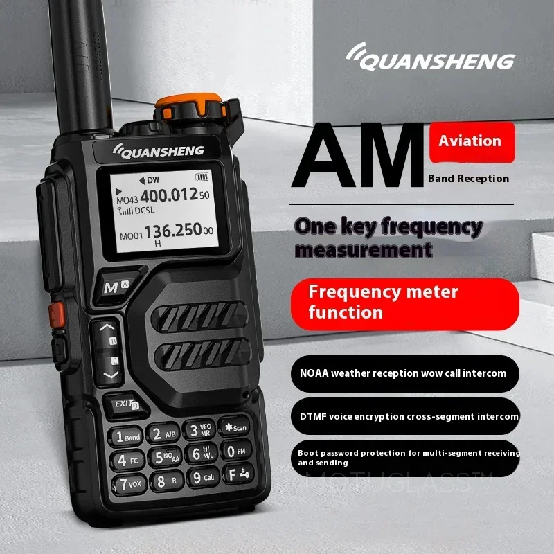 Long Battery Life Walkie Talkie for Outdoor Professionals with High Power Long Range Wireless Communication