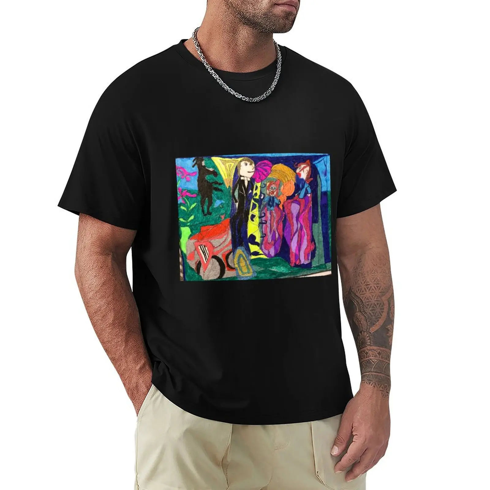 Getting Ready to go Out to a Fancy Dress Party T-Shirt g man t shirts for men T-Shirt