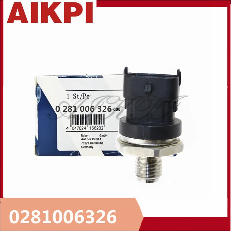 0281006326 0281006176 Fuel Rail Pressure Sensor For Cumminss ISF 2.8 1800BAR For AGRALE Marrua F-ord GAZ JAC T140