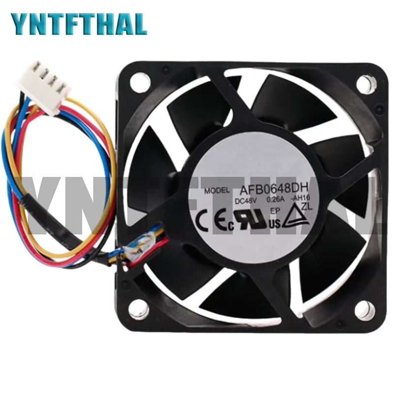 

New AFB0648DH 6025 6CM 48V 0.26A 4-Wire Cooling Fan