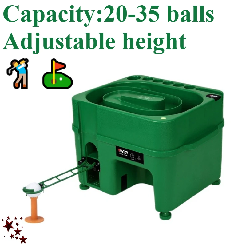 

Infrared Induction Ball Machine Indoor Golf with Club Holder Multi-Function Driver Box