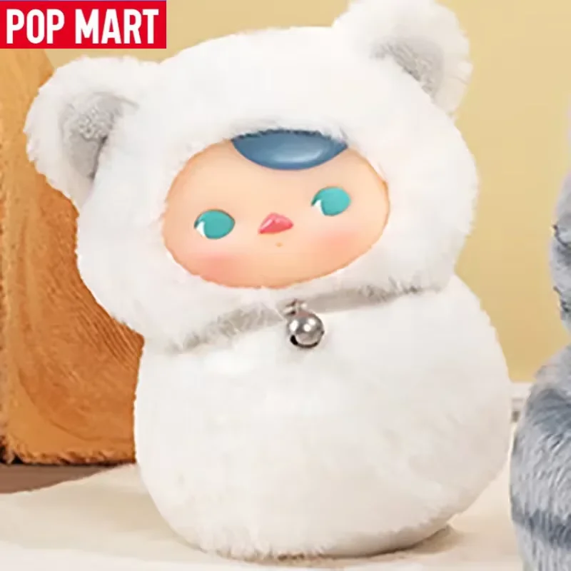 POP MART PUCKY Roly-Poly Kitty Series-Vinyl Plush Blind Box Mystery Box Guess Bag Toys Doll Cute Anime Figure Desktop Ornaments