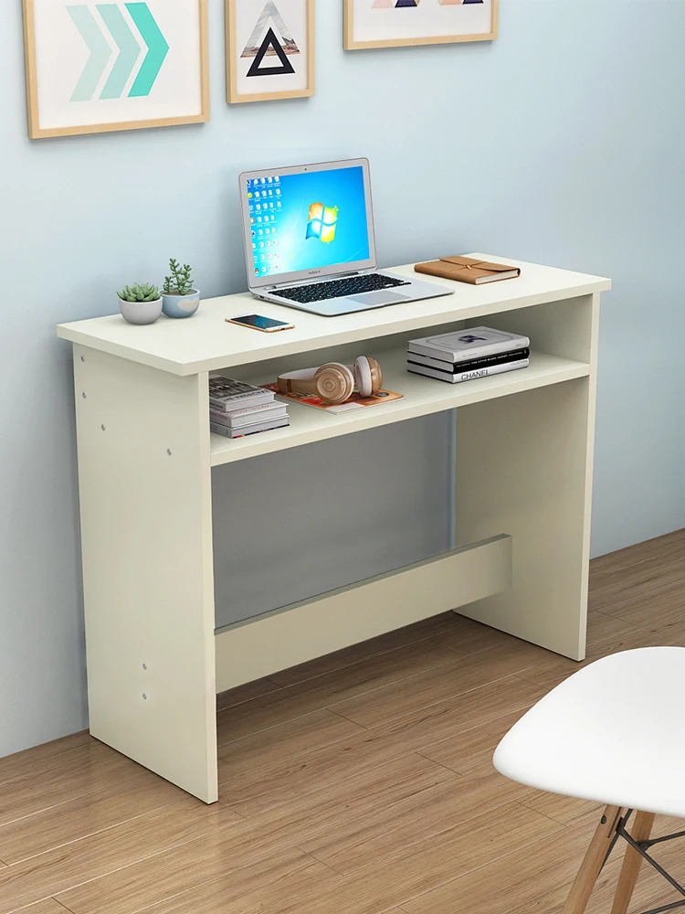 Long Table Against The Wall Custom Narrow Desk Simple Small Table Bedside Table Double Computer Desk