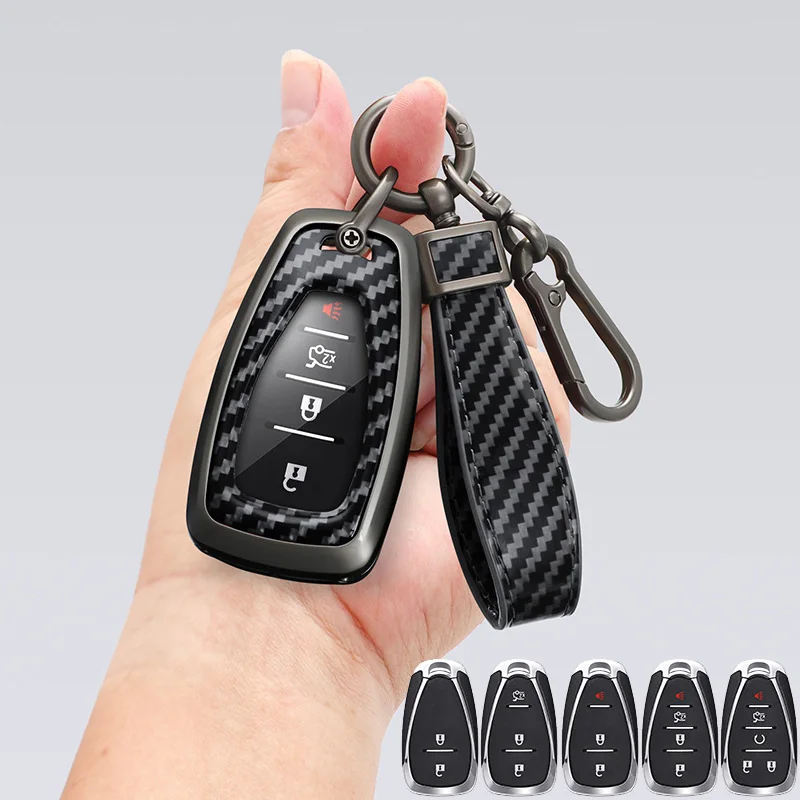 

Carbon Pattern Car Key Case Cover for Chevrolet Cruze Spark Sonic Camaro Volt Bolt Malibu Onix Equinox Orlando Blazer Traverse