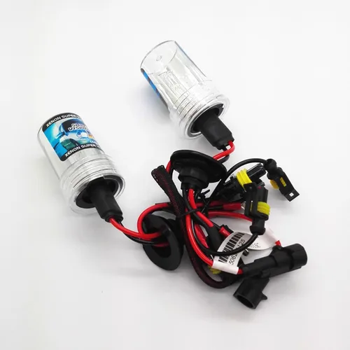 Imagen 2 del producto Bombillas de Xenón HID para coche, lámpara de faro delantero de automóvil, 55W, 12V, H1, H3, H4-3H7, H11, HB3, HB4, 9007-3, 5202, 9012, 4,3 K, 6K, 8K, envío gratis, 1 par