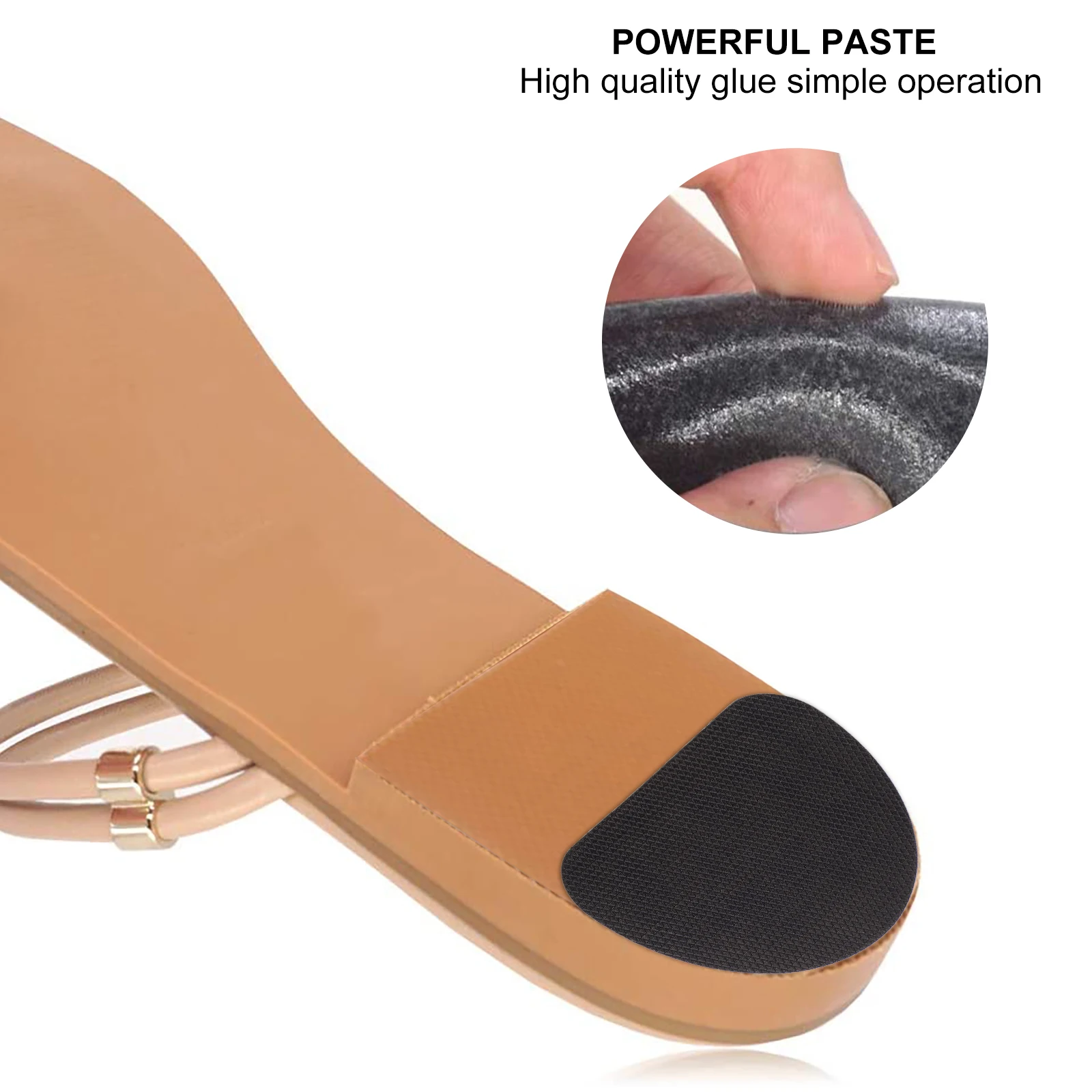

12pcs Non Slip Stickers Durable Rubber Sole Protectors Heel Inserts for Women Shoes Sneaker Pads Wear Resistant Suitable High