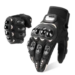 Motorcycle Gloves Men Breathable Motorcycle Full Finger Guantes Motocross Motorbike Breath Mesh Touch Screen Racing Glove
