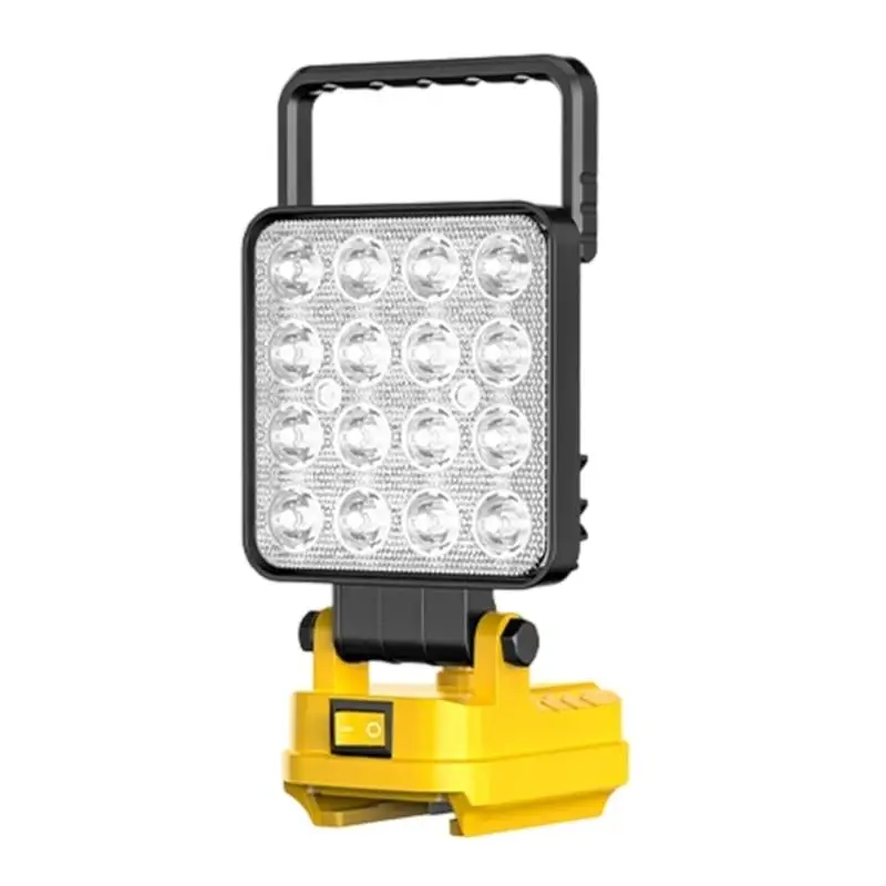 

R9UF 3000 люмен светодиодный рабочий фонарь с защитой от перегрузок для аккумуляторов DCB206 20 В для рыбалки, пешего туризма,