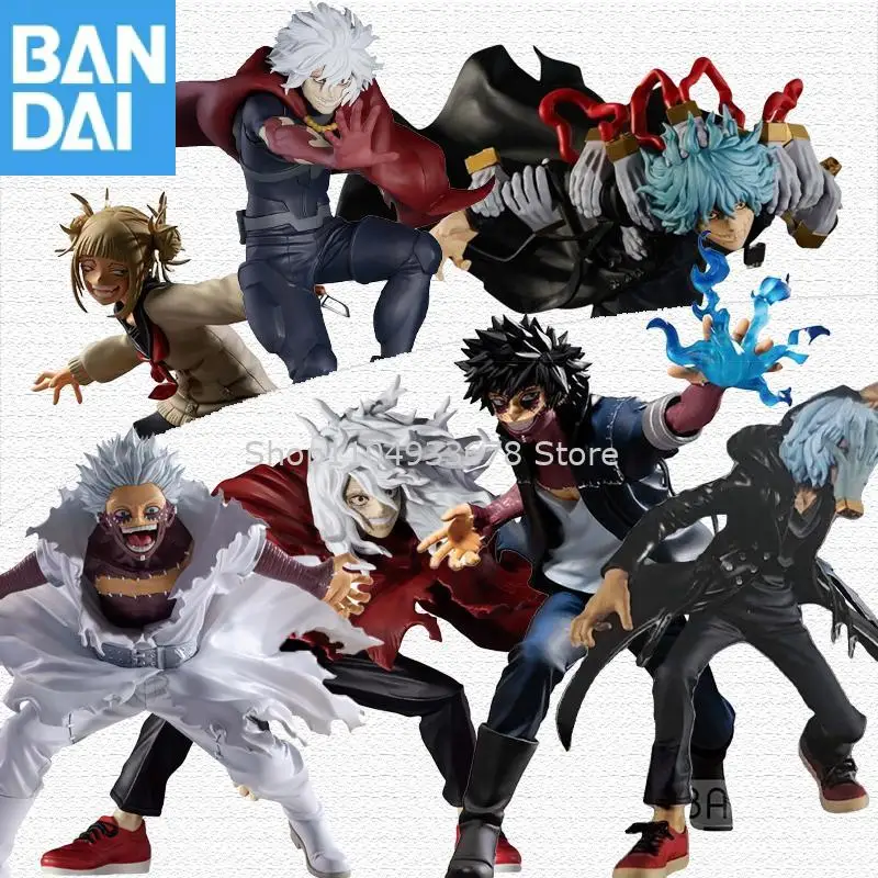 

Подлинная фигурка Bandai My Hero Academia The Dvil Villains Toga Himiko Tomura Shigaraki Dabi, модель, коллекционная фигурка, игрушки, подарок