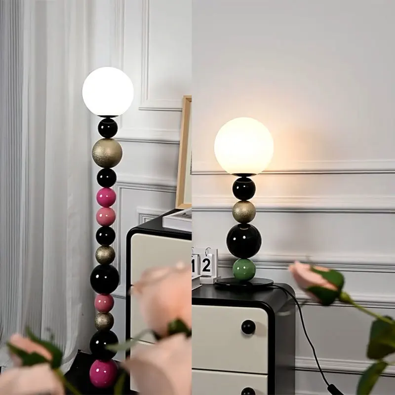

Nordic style creative decorative floor lamp designer lamp living room sofa bedroom gourd string table lamp