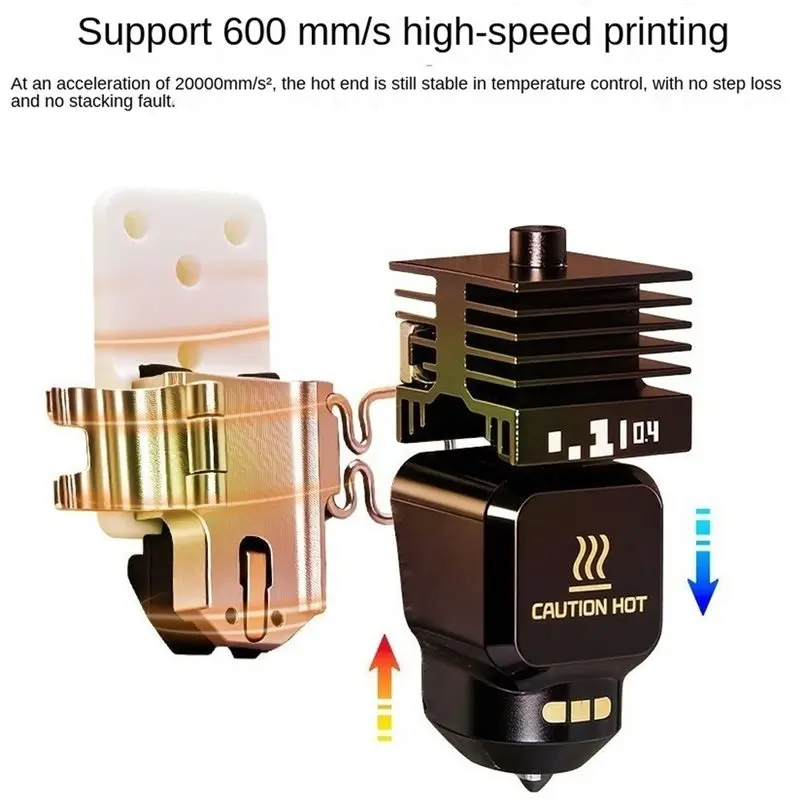 A67P-For Lab P2S Hotend Heating Assembly Kit Quick-Swap 300°C For Bambu Lab P2S Hot End 3D Printer Replacement Parts