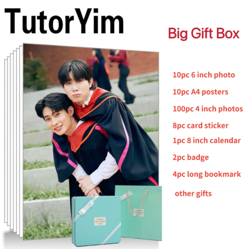 Tutoryim HD Poster+Calendar+Bookmark+Card Sticker+Badge+Card Stationary Set, Thai TV CutiePie Series Photos Tin Box Gift Package