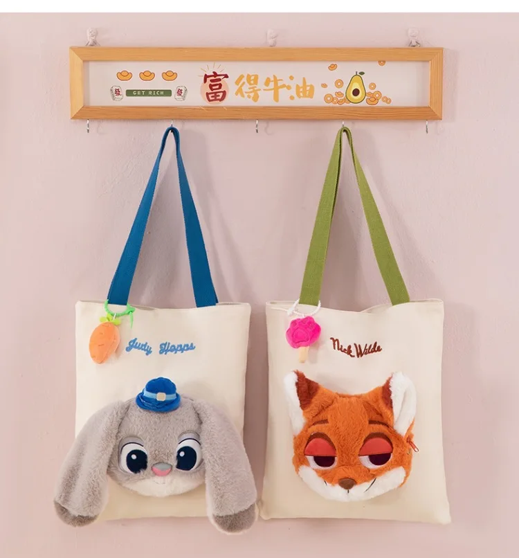Zootopia Shoulder Bag Cute  Judy Nick Stitch Strawberry Bear Refreshed Backpack Kawaii Holiday Gift