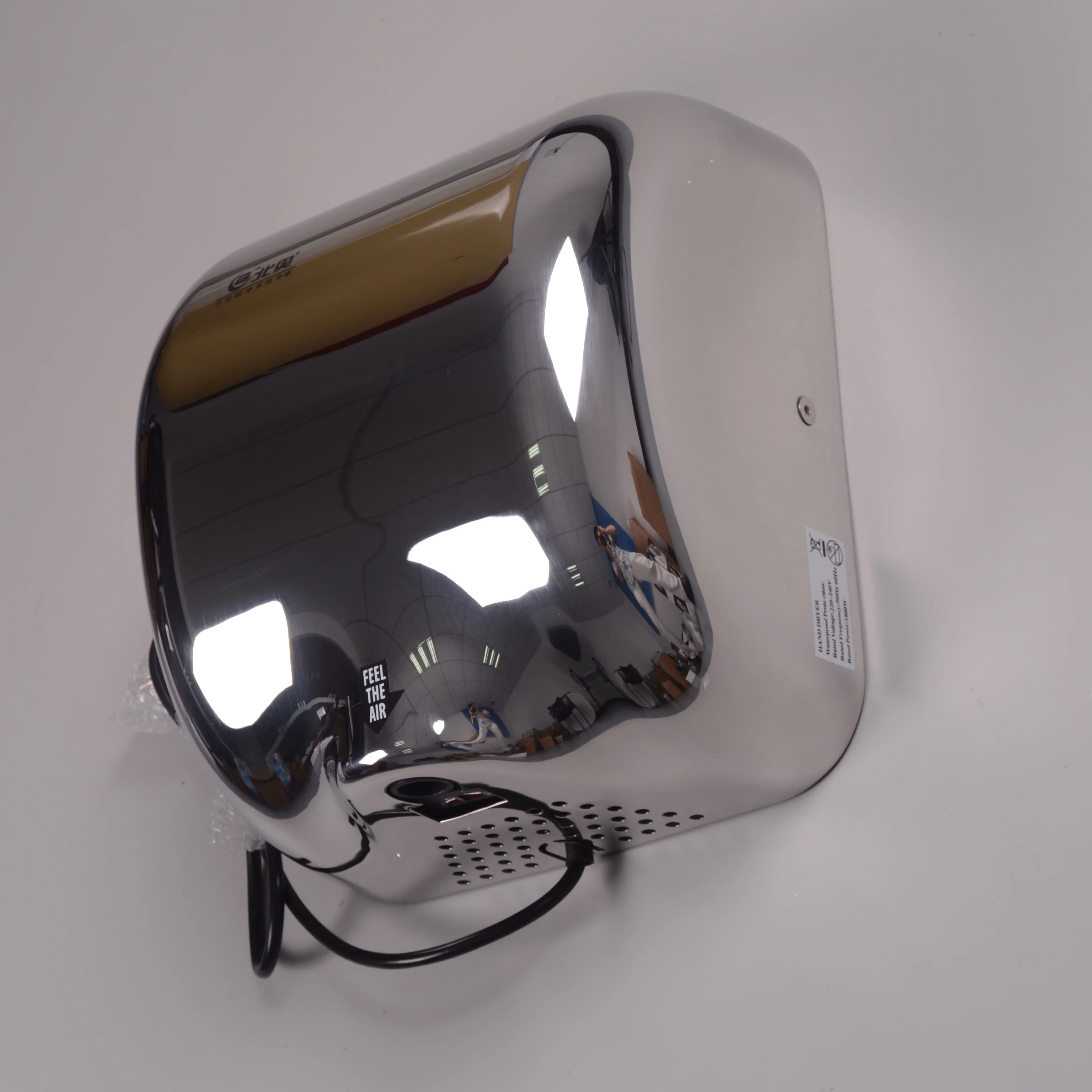 

BEAO OK-8088 Электрическая сушилка для рук из нержавеющей стали 304SS Автоматическая сушилка для рук Высокоскоростная сушилка для рук