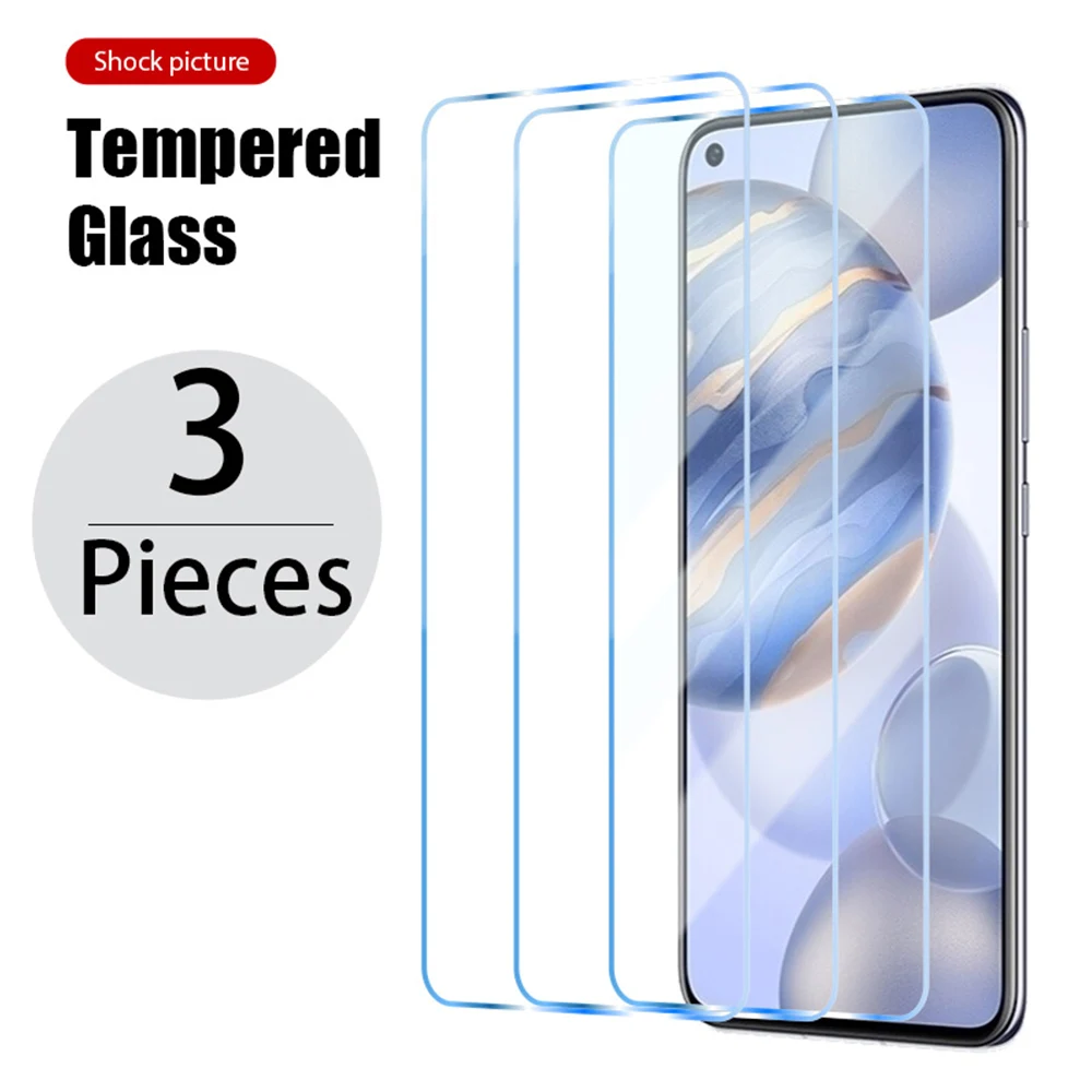 3PCS Tempered Glass For Honor 8X 9X X8 Screen Protector For Honor 20 10 50 lite Pro glass