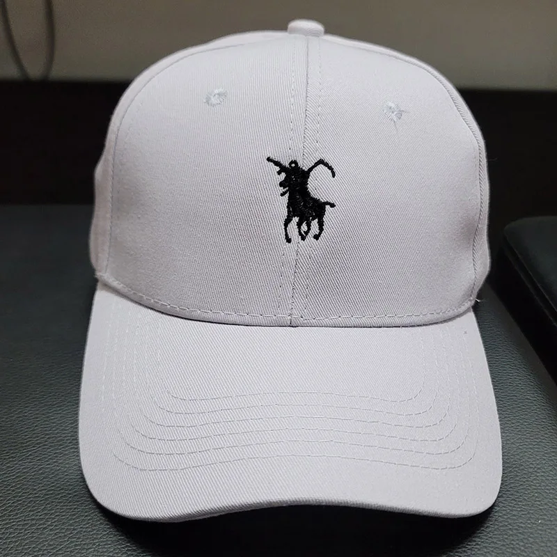 Children Embroidery Men Grim Reaper Japan design Baseball Caps cotton Trendy Women Adjustable sunbonnet Dad truck cap hats