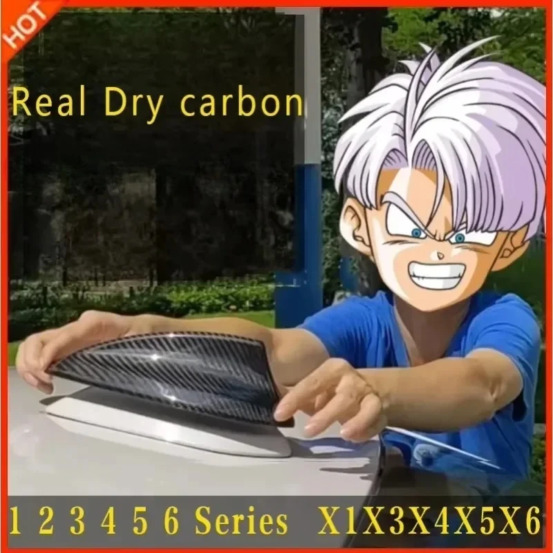 

Для BMW F16 F15 F20 F40 F52 F34 G22 G82 G31 F48 F49 GO1 IX3 G08 G32 X3M Антенна из настоящего сухого углеродного волокна с рисунком акулы