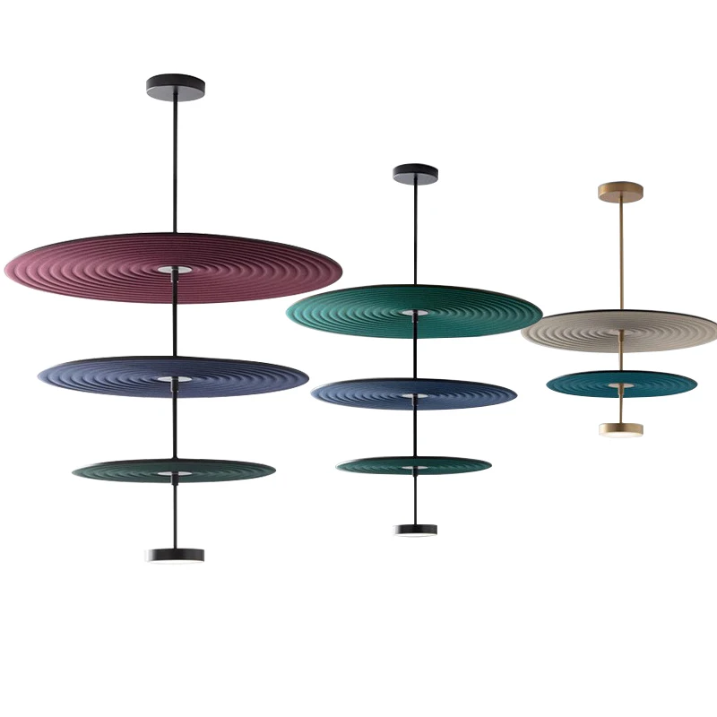 

Led Dimmable Designer Cotton Chandeliers Art Decor Office Living Room Cafe Post-modern Red Green Hanglamp Dining Table Lustres