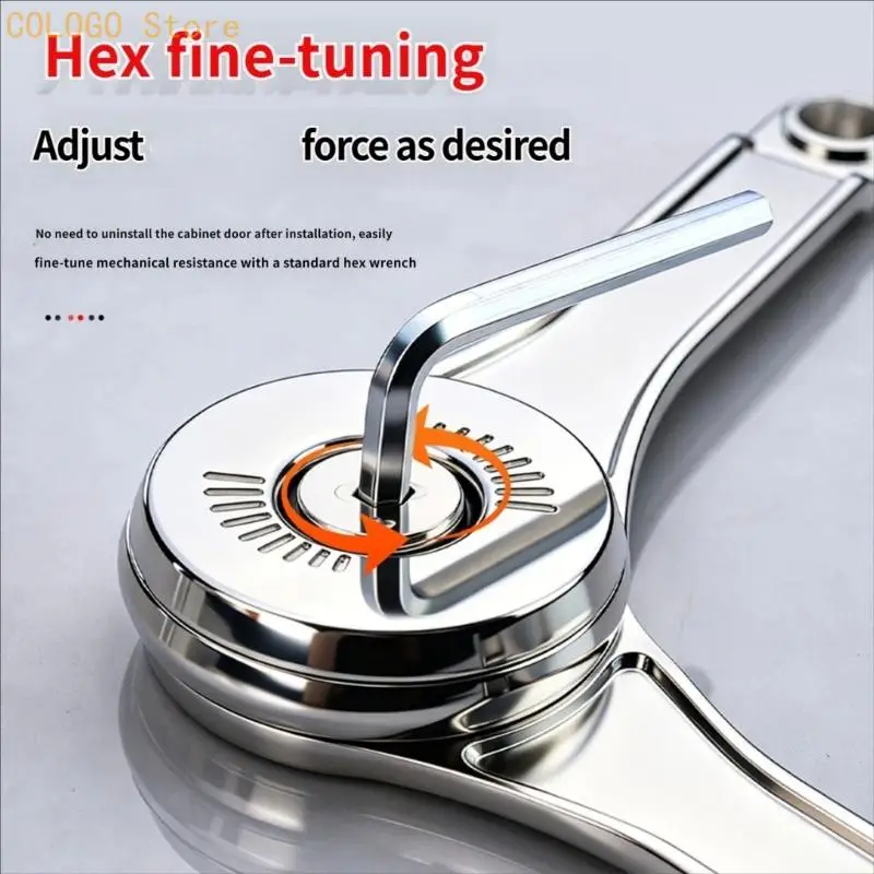 Hydraulic Support Rod Wardrobe Support Rod Lift Up Flap Stay Support Hardware D0LD