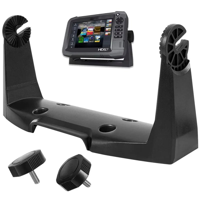 000-11019-001 Gimbal Bracket with Knobs Fit for Lowrance HDS-7 Touchscreen HDS Gen3, HDS Gen2 Touch, Elite and Hook 7 - Steel