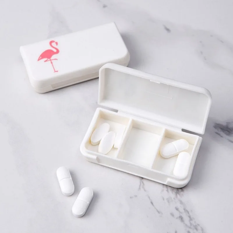 Mini Pill Case Medicine Boxes Portable Travel Tablet Pills Storage Organizer Cute Medicine Container household Storage Boxes