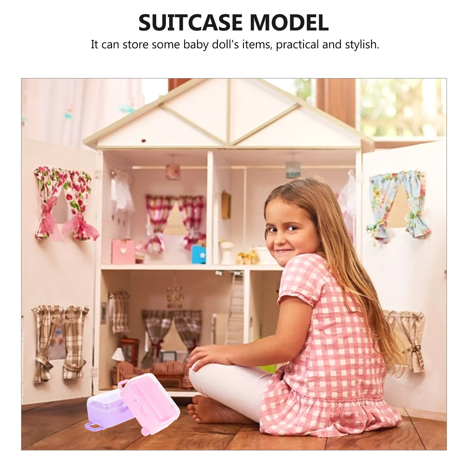 2 pezzi di accessori per bagagli, mini scatola portaoggetti per valigia per bambini, per ragazze, accessori da gioco, kit da viaggio