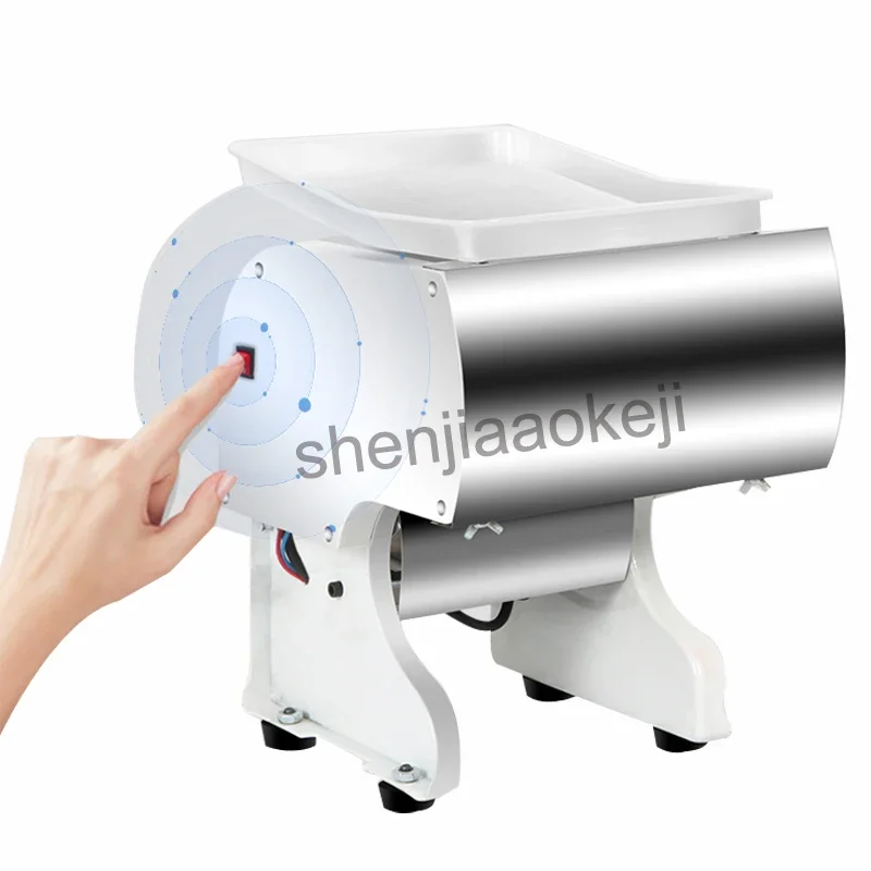 Electric Meat Cutter Stainless Steel Meat Cutting Machine Automatic Cut Pork Meat Grinder 220v