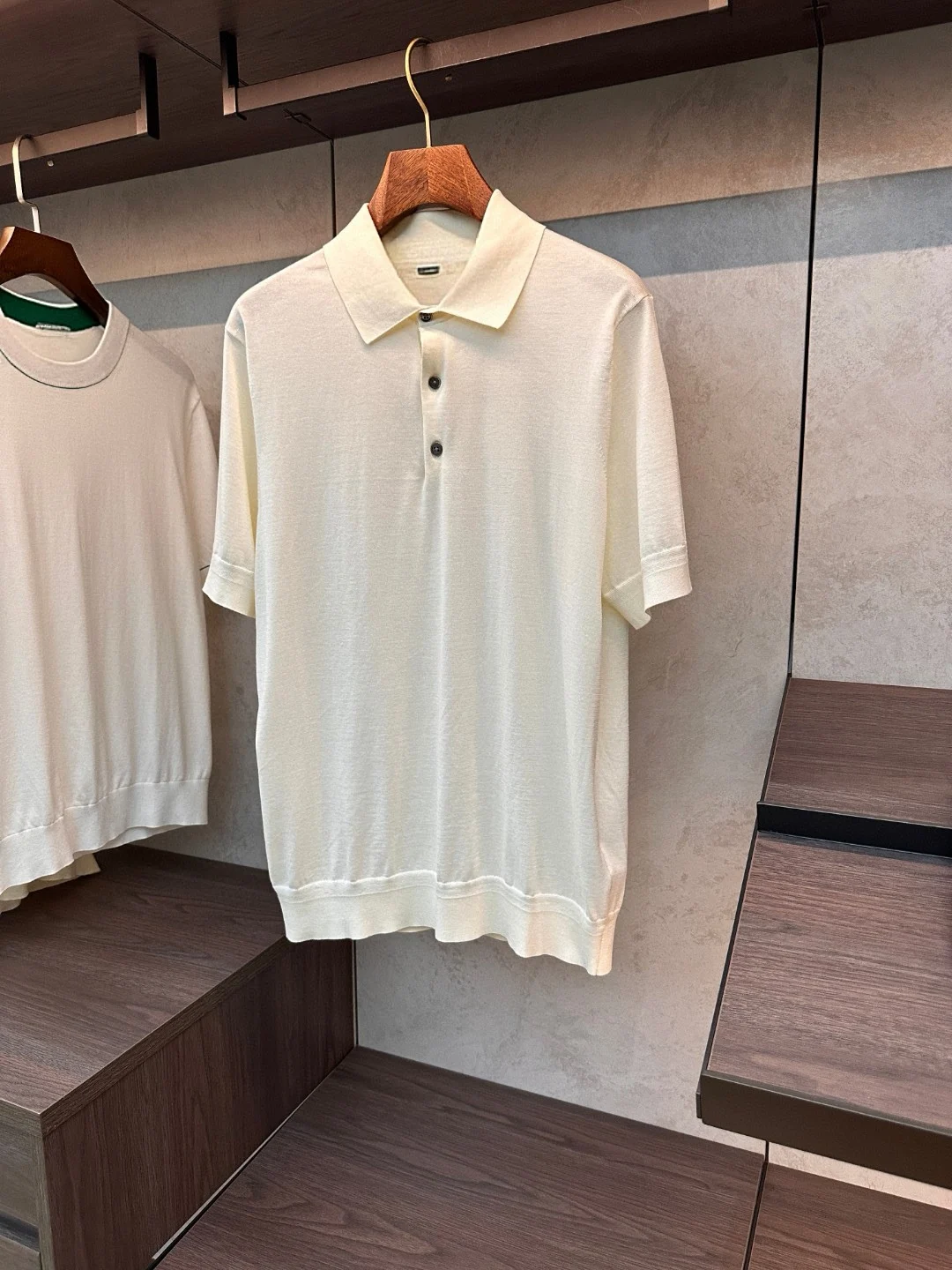 

LP 25ss lapel knit sweater business polo shirt