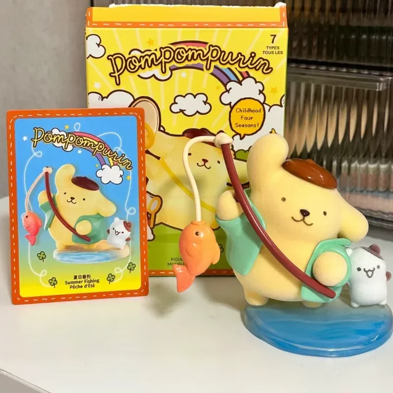 

Miniso Pom Purin Four Seasons детская серия глухая коробка Suprise Guss сумка Модель статическая фотодекорация подарок