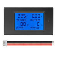 Peacefair PZEM-021-VH Digital LCD Power Meter Single Phase AC 80-260V 10A 4IN1 Electrician Voltmeter Wattmeter Current Tester