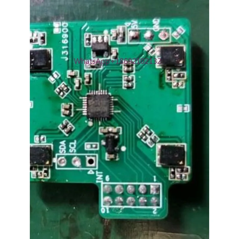 Carte de développement ES7210 avec microphone à réception à champ lointain, portée de 5 mètres, algorithme de réduction du bruit et sortie IIS