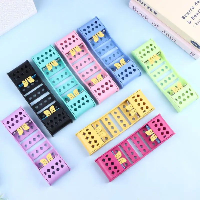 Hot Dental Instruments Plastic Disinfection Box Dental Storage Case For 4 Holders Autoclavable Dentist Cassette Racks