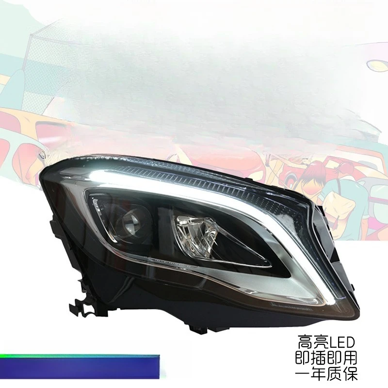 

Suitable for 15-19 headlight assembly modified high-end LED daytime running light steering lens headlight