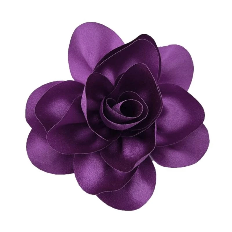 

652F Distinctive Flower Corsage Eye Catching Flower Brooch Accessory Collar Pin Ornament for Fashion Enthusiasts