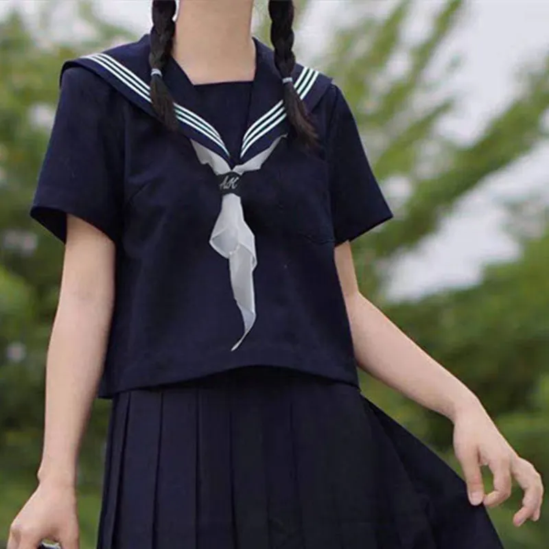 Uniforme scolastica ortodossa JK Uniforme scolastica basic Navy Navy Style College Forniture scolastiche Uniforme da marinaio centrale Abito autunnale e invernale