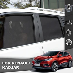 For Renault Kadjar 2015-2022 Magnetic Car Sunshade Shield Front Windshield Curtain Cover Rear Side Baby Window Sun Shade Visor