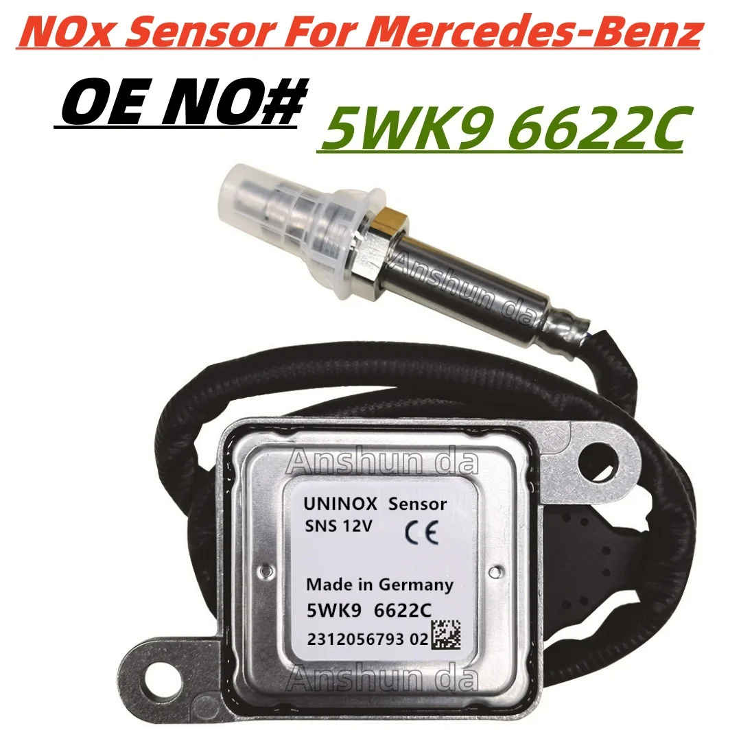 5WK96622C 12V Nitrogen Oxide Nox Sensor  For Mercedes-Benz Smart Auto Spare Part OEM 5WK9 6622C