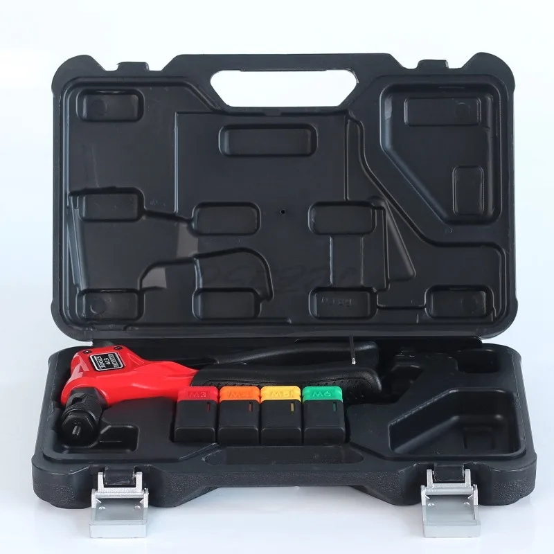 Pistola per dadi per rivetti di piccolo volume di livello industriale da 8 pollici metrica M3 M4 M5 M6