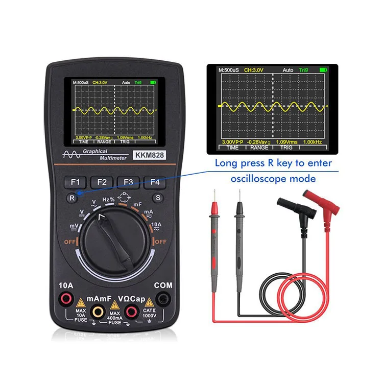 

Auto Equipment vehicle Oscilloscope Multimeter LED 2 In I ET828