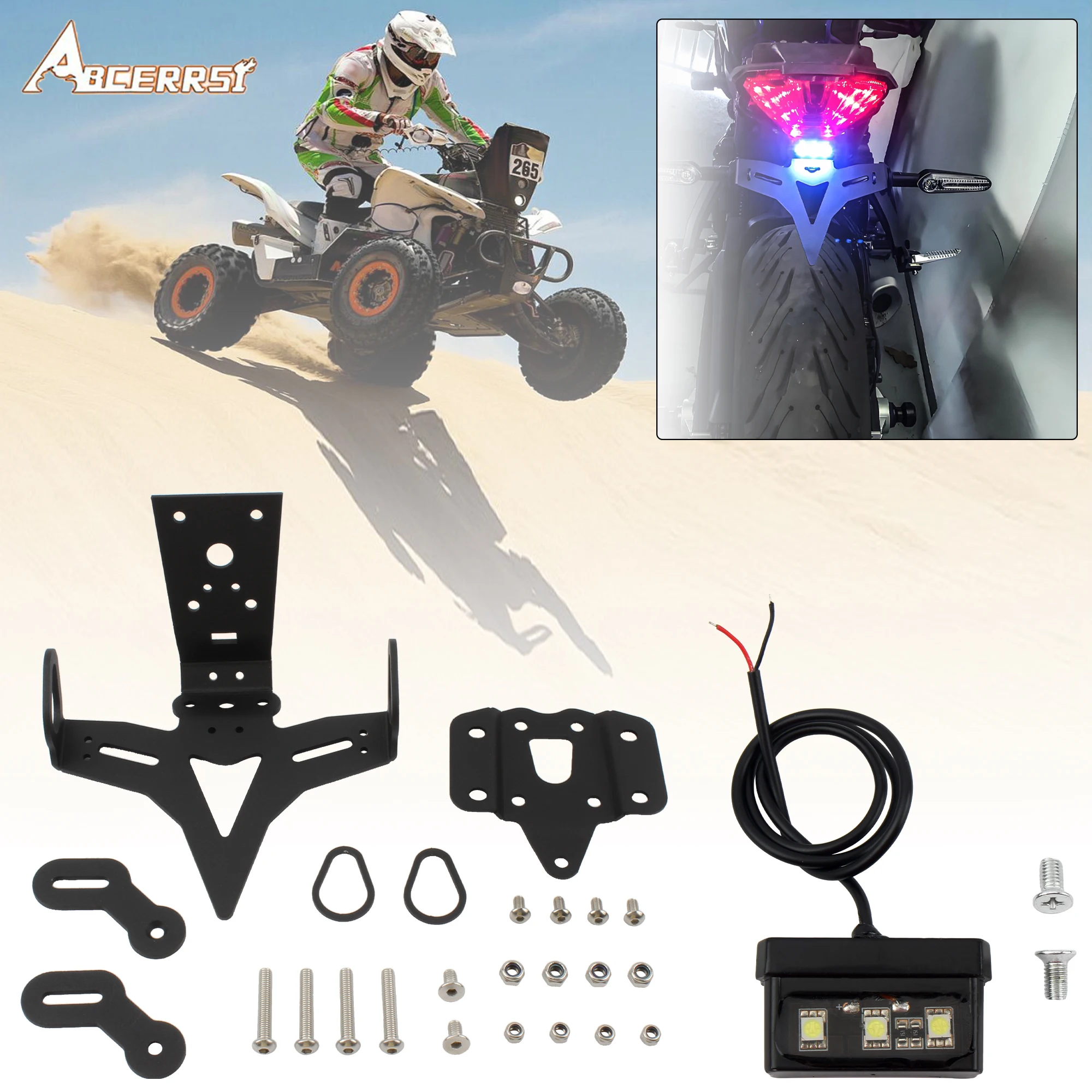 

2022 2023 MT 07 MT07 For Yamaha MT-07 FZ-07 Tail Tidy 2013-2021 Plate Holder Motorbike License Plate Bracket Moto Accesorios