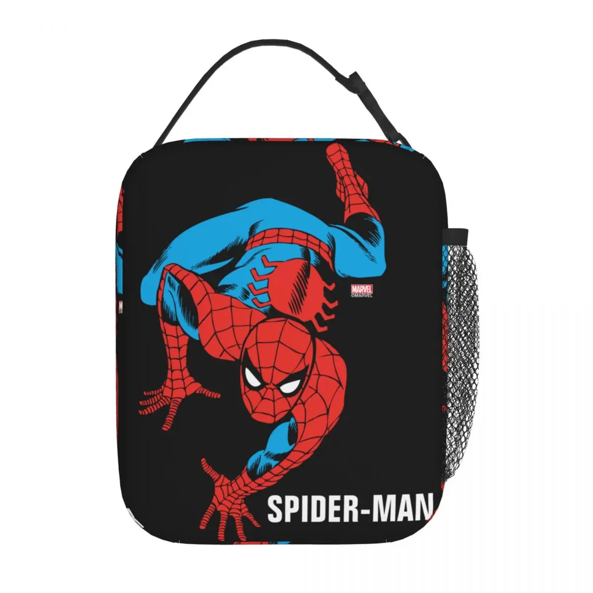 

Retro Spider-Man Wall Crawl Thermal Insulated Lunch Bags for Office Portable Food Bag Men Women Thermal Cooler Lunch Boxes