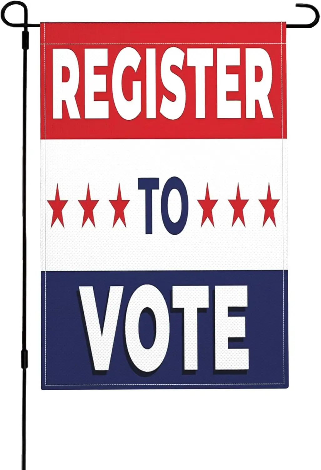 12x18 Register to Vote Flag USA Political Campaign Garden Flags Double Sided Burlap Yard Signs Room Decor ZZM