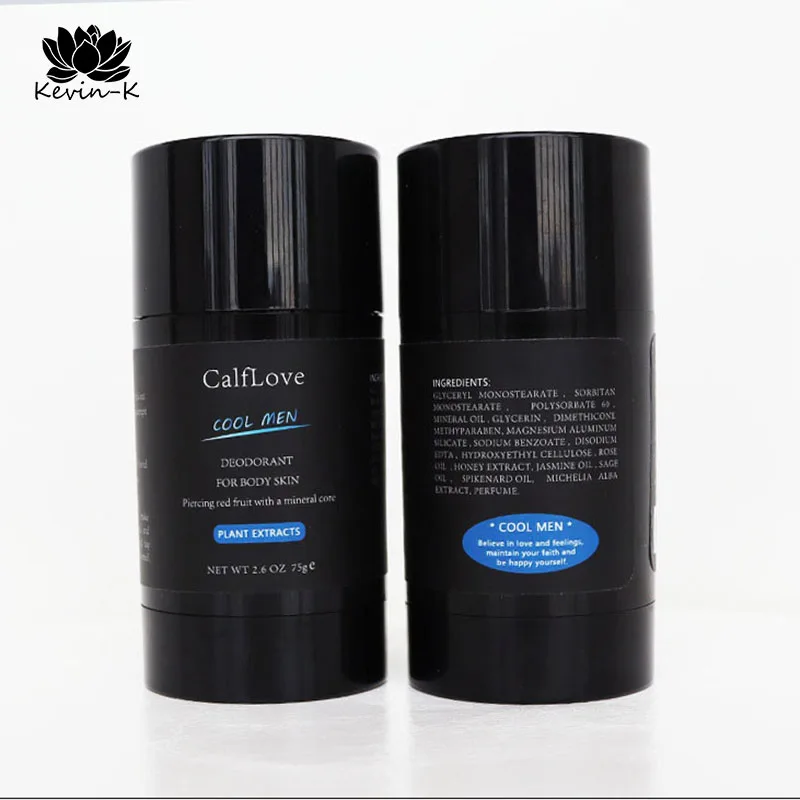 

Men's Deodorant Cream Deodorant Stick Mineral Scented Antiperspirant Stick Fragrances & Deodorants Black Bottle 75g