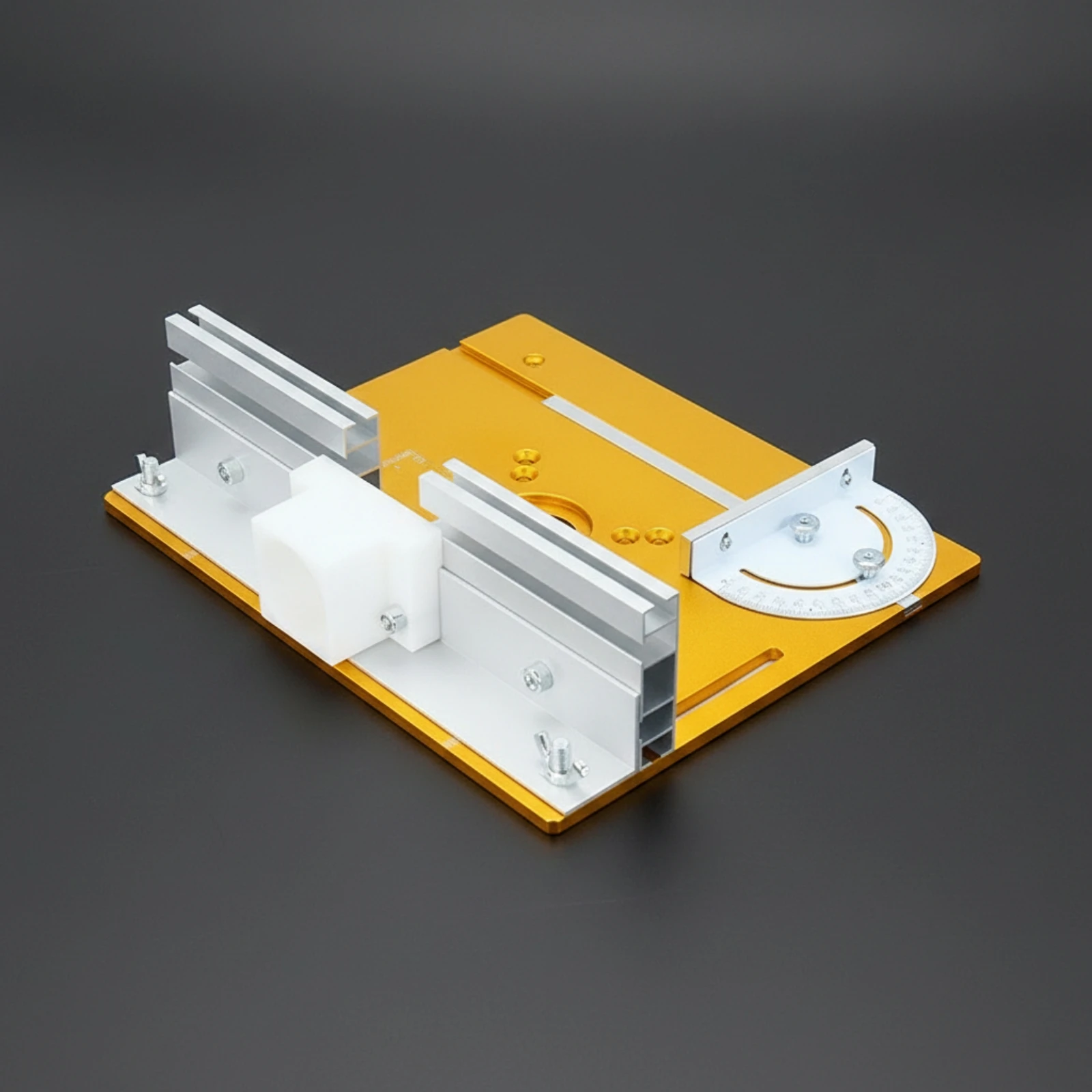 Aluminum Router Insert Plate Metric Measurements Router Table Insert Plate Clear Scale Anodized for Woodworkers