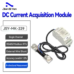 JSY-MK-229 DC 100A Bidirectional Measurements Single Channel RS-485 Din Rail Smart Meter Solar Energy Meter