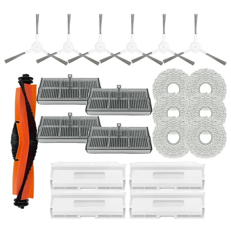 

21 шт. для Xiaomi Mijia H40/D101CN запасные части, щетка, фильтр, мешок для пыли, ткань для швабры, необходимый аксессуар для улучшенной очистки-