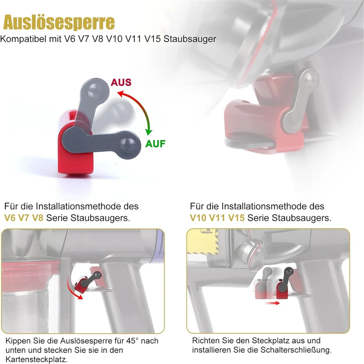 Dyson掃除機アクセサリー、ダストコンテナ蓋、交換部品、v10、v11、v15、sv12、sv14、sv15、sv22、abgp