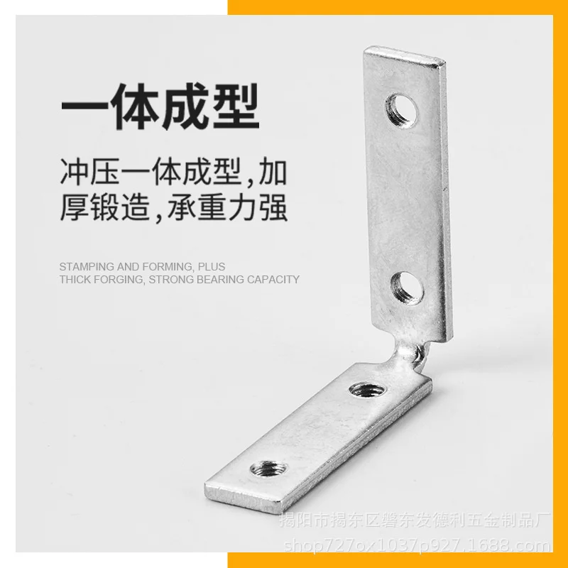 Alumínio Alloy Frame Corner Code, fixação de alça, armário com especial-Shaped Tapping, ângulo direito