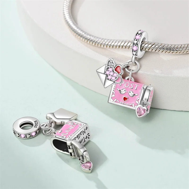New 925 Sterling Silver Time Machine Time Travel Camera Charms Bead Fit 3mm 925 Original Bracelets DIY Jewelry Birthday Gift
