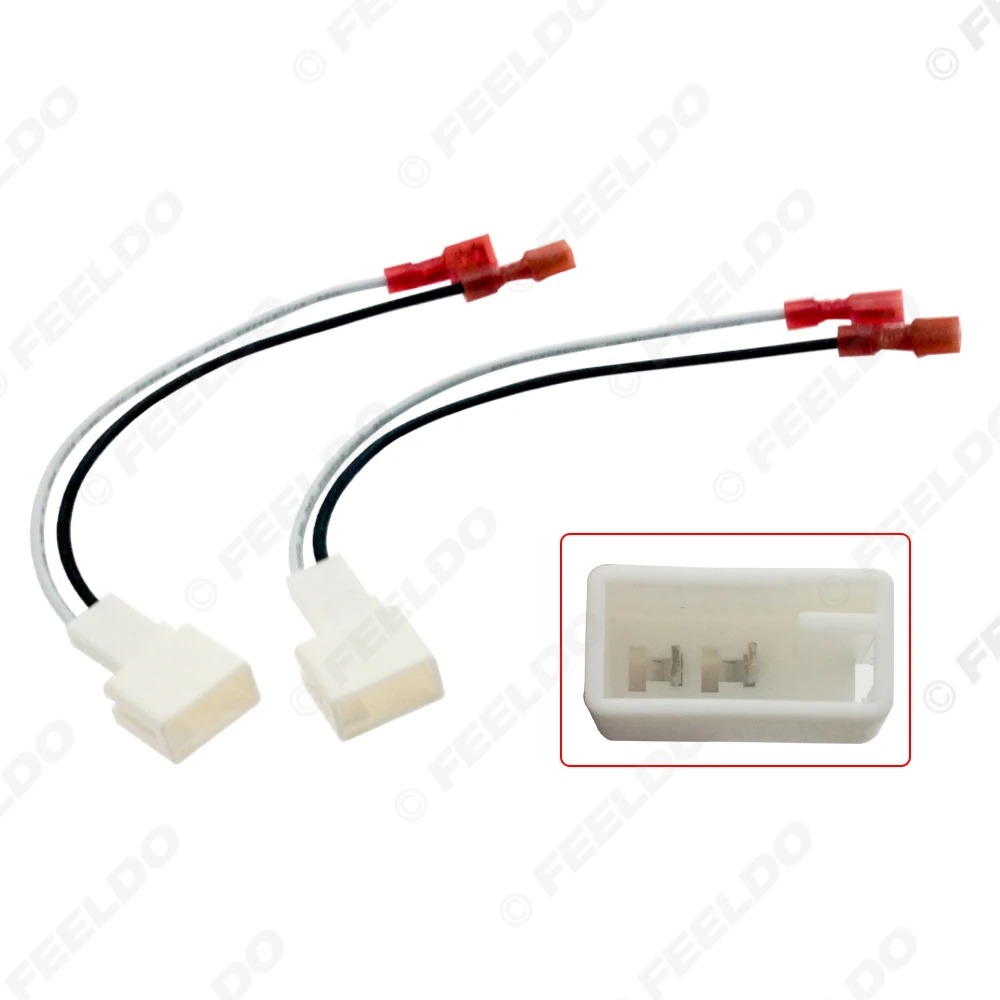 

5 пар кабелей-адаптеров для автомобильных стереосистем Toyota, 2-контактные, для замены и подключения динамиков